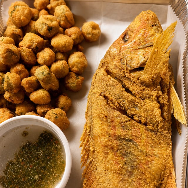 1 Whole Snapper.