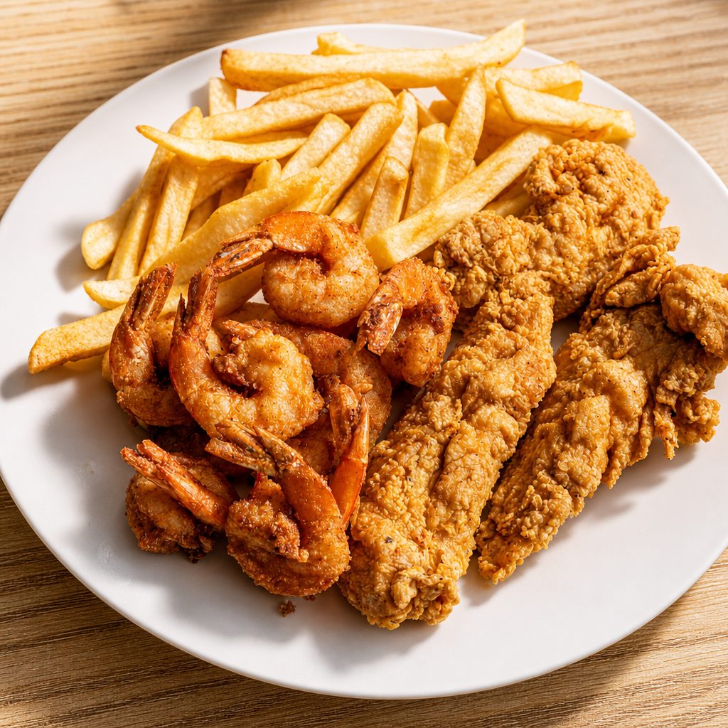 3 Tender 10 Shrimp.