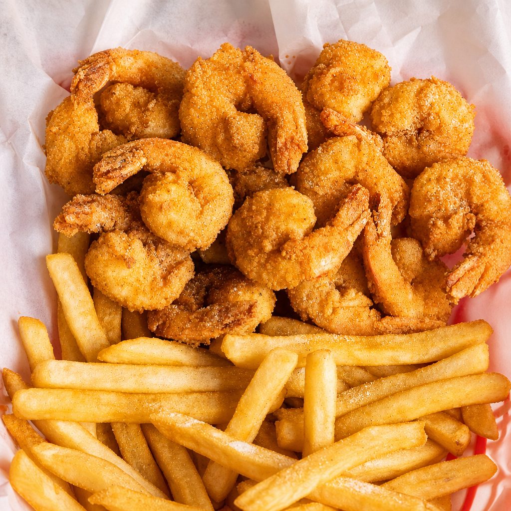 15 Pcs Fried Shrimp.