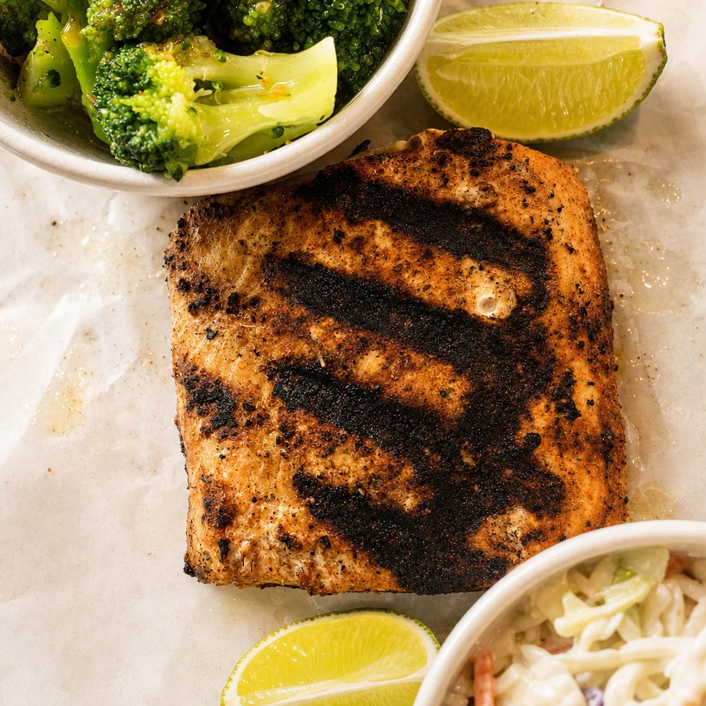 1pc Grilled Salmon.