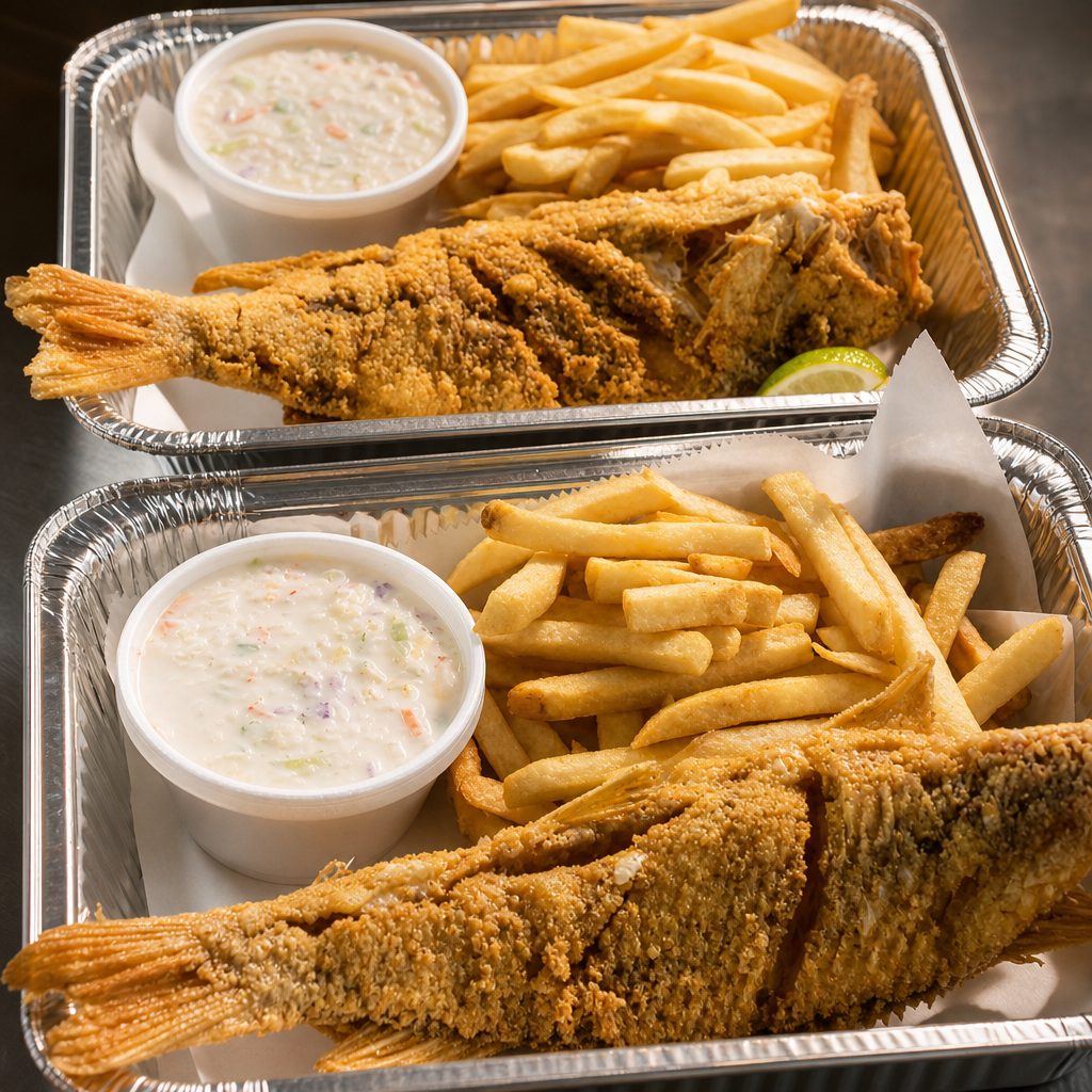 2 Whole Snapper.